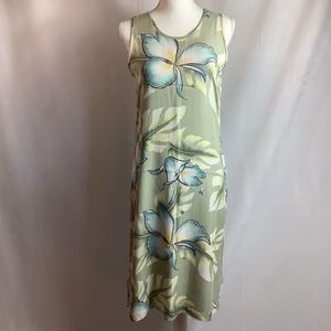 TOMMY BAHAMA GREEN FLORAL DRESS SIZE S